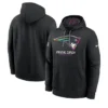 NFL Black New England Patriots 2024 Crucial Catch Club Pullover Hoodie