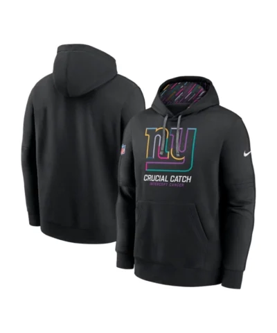 Shop New York Giants 2024 NFL Crucial Catch Club Pullover Hoodie