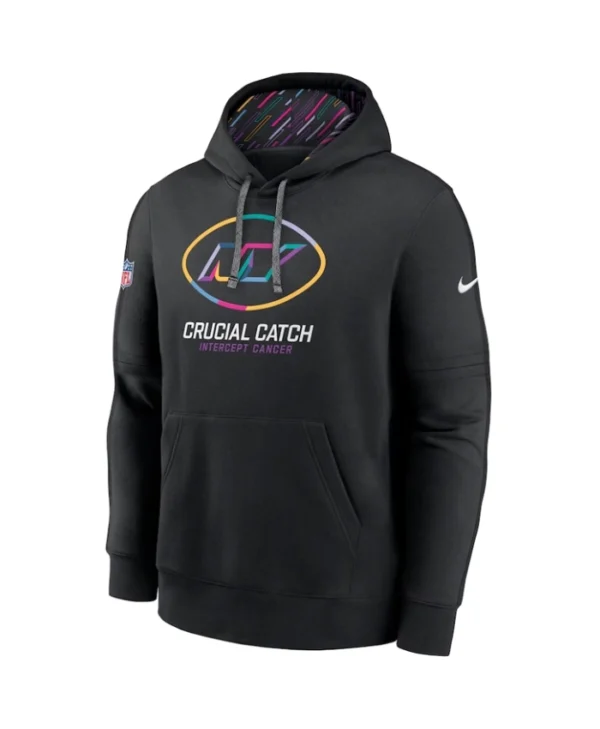 New York Jets Crucial Catch Club Hoodie - Image 2