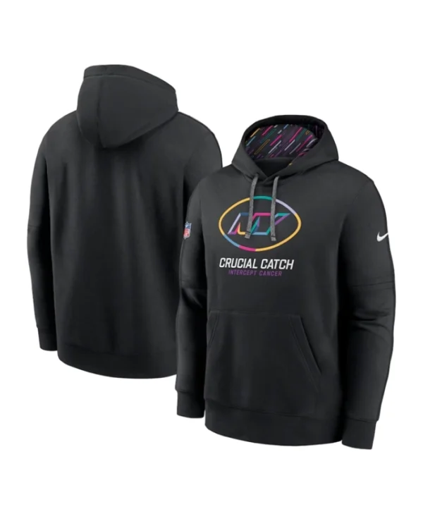 New York Jets Crucial Catch Club Hoodie