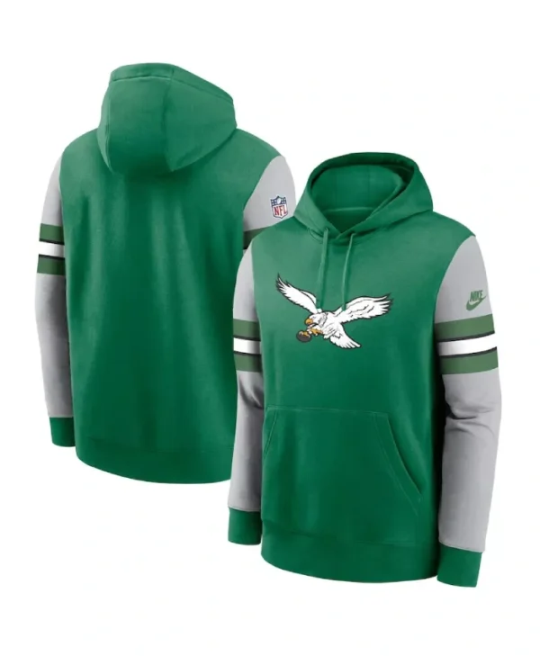 Philadelphia Eagles Nick Sirianni Salute to Service Green Pullover Hoodie