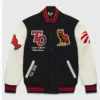 Toronto Raptors OVO Varsity Wool and Leather Full-Snap Jacket