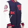 Shop Old English Washington Nationals Varsity Jacket