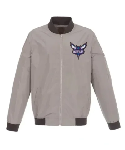 Charlotte Hornets Lightweight Nylon Bomber Jacket