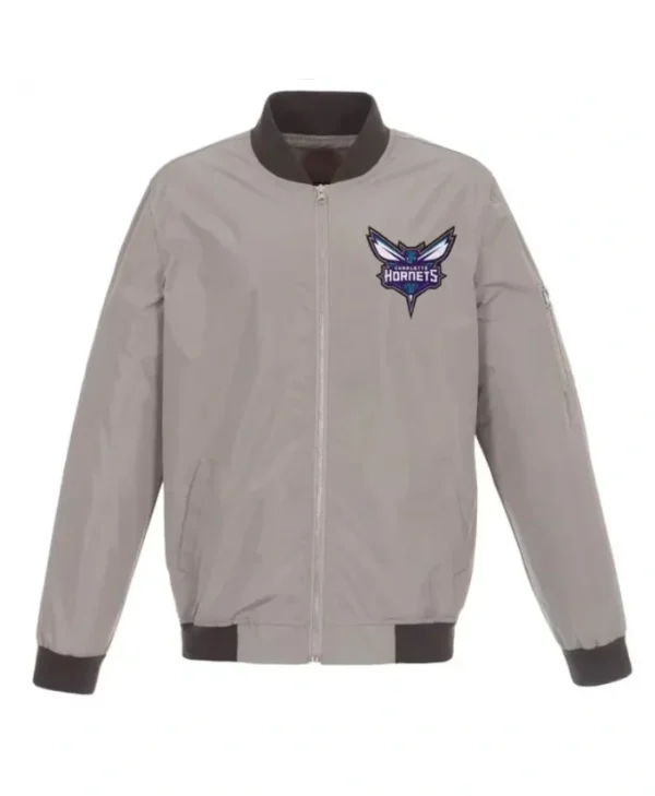 Charlotte Hornets Lightweight Nylon Bomber Jacket