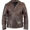 Order Now Mens Brown Brando Biker Jacket