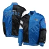Orlando Magic 75th Anniversary Leader Full-Snap Satin BlackBlue Jacket