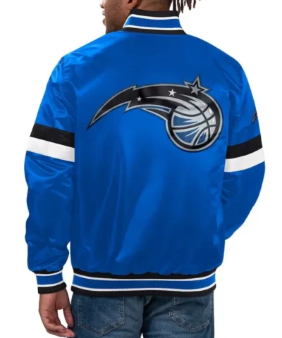 Home Game Orlando Magic Blue Satin Jacket