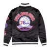 Philadelphia 76ers Rally Drive 2024 Black Jacket