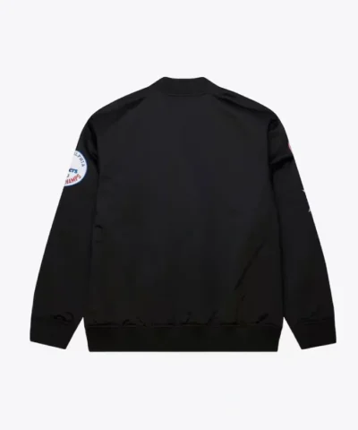 Philadelphia 76ers Black Out Satin Jacket