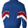 Philadelphia 76ers Captain Royal Varsity Satin Jacket