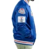 Philadelphia 76ers Champ City Royal Full-Snap Satin Bomber Jacket