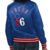 Philadelphia 76ers Royal Full Count Satin Jacket