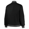 Philadelphia 76ers Poly Twill Black Jacket