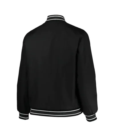 Philadelphia 76ers Poly Twill Black Jacket