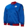 Philadelphia 76ers OG 3.0 Lightweight Full-Snap Satin Royal Jacket