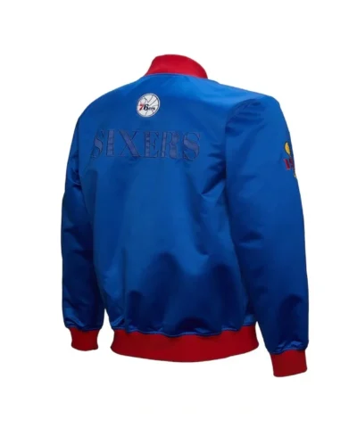 Philadelphia 76ers OG 3.0 Lightweight Royal Satin Jacket