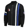 Shop Philadelphia 76ers Stitch Applique Full-Zip Black Jacket