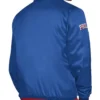 Philadelphia 76ers Stitch Applique Royal Satin Jacket