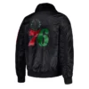 Philadelphia 76ers Ty Mopkins Black History Month Full-Zip Satin Jacket