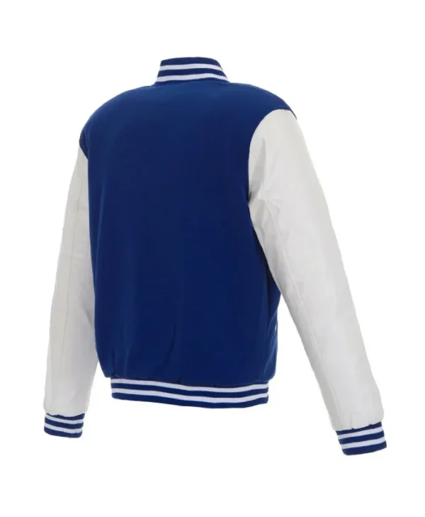Philadelphia 76ers Royal and White Varsity Jacket