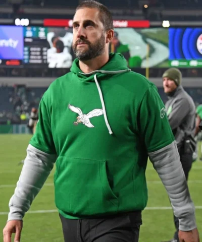 Philadelphia Eagles Head Coach Nick Sirianni Kelly Green Hoodie
