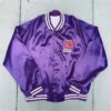 Phoenix Suns 1990’s Bomber Full-Snap Satin Purple Jacket