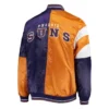 Phoenix Suns 75th Anniversary Leader Satin Full-Snap Jacket