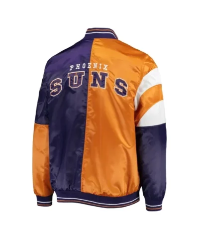 Phoenix Suns 75th Anniversary Leader Satin Full-Snap Jacket