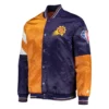 Phoenix Suns 75th Anniversary Leader Color Block Satin Full-Snap Jacket