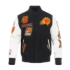 Phoenix Suns Animal Print WoolLeather Varsity Jacket