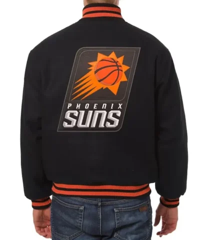 Phoenix Suns Black Wool Jacket