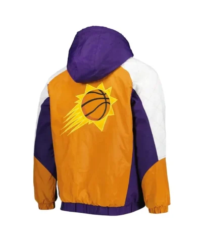 Shop Phoenix Suns Body Check Half-Zip Hoodie Purple Jacket