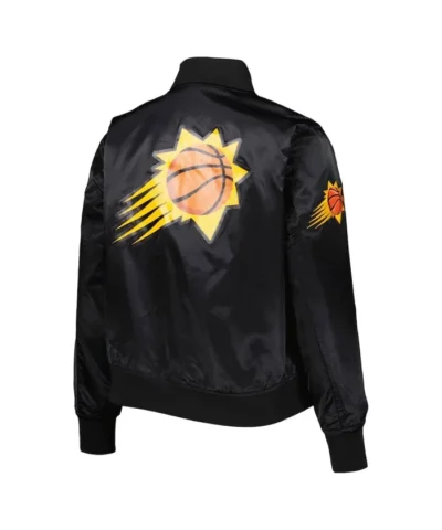 Classics Phoenix Suns Black Satin Jacket