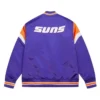 Phoenix Suns Full-Snap Heavyweight Satin Purple Jacket