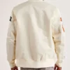 Phoenix Suns Off White Varsity Satin Jacket
