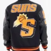 Phoenix Suns Black Mashup Varsity Jacket