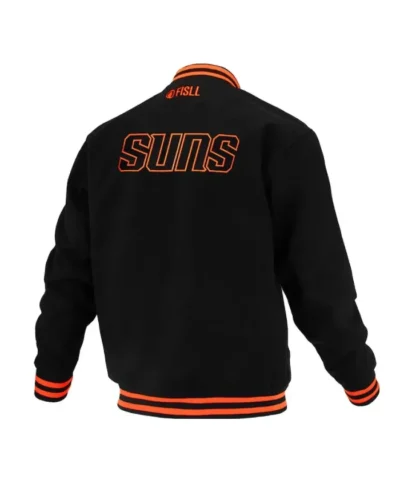 Phoenix Suns Logoman Shadow Black Varsity Jacket