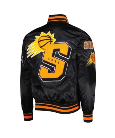 Mash Up Capsule Phoenix Suns Black Satin Jacket