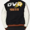 Shop Phoenix Suns OVO Varsity Full-Snap Wool and Leather Jacket