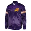 Shop Pick & Roll Phoenix Suns Full-Snap Satin Purple Jacket
