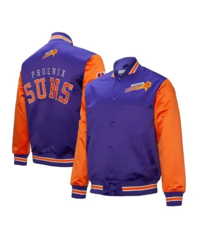 PurpleOrange Phoenix Suns Primetime Full-Snap Satin Jacket