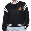 Shop Phoenix Suns Printed Logo Varsity Satin Jacket