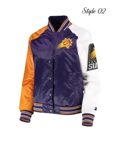 Phoenix Suns Reliever Purple Full-Snap Jacket