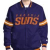 Scout Phoenix Suns Varsity Full-Snap Satin Jacket