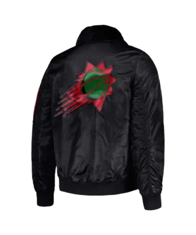 Phoenix Suns Ty Mopkins Black History Month Satin Jacket