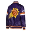Phoenix Suns Youth Home Game Purple Satin Jacket