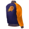 Youth Raglan Phoenix Suns Purple Satin Jacket