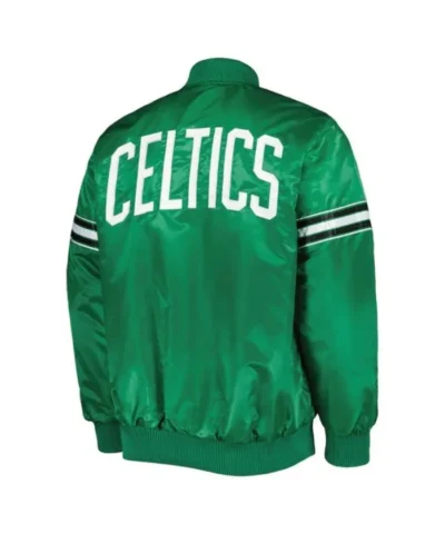Shop Pick & Roll Boston Celtics Kelly Green Satin Jacket