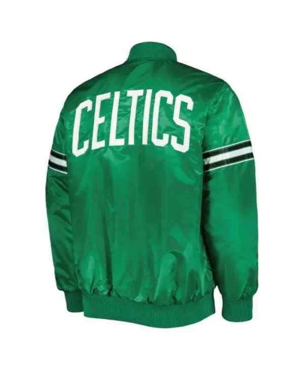 Shop Pick & Roll Boston Celtics Kelly Green Satin Jacket